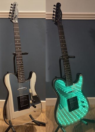 Harley Benton TE-20HH SBK Standard Series Infinity Mirror Guitar